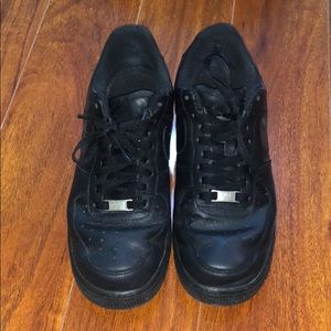 Nike Air Force 1s. Black. Size 8.5Men